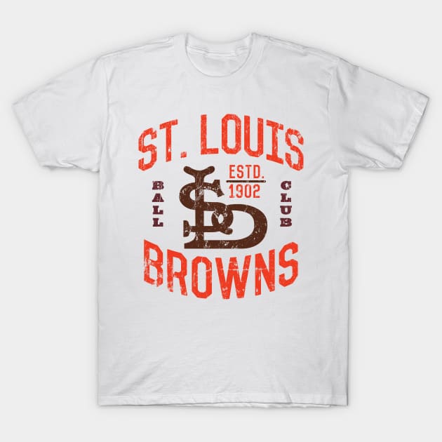 St. Louis Browns T-Shirt by MindsparkCreative